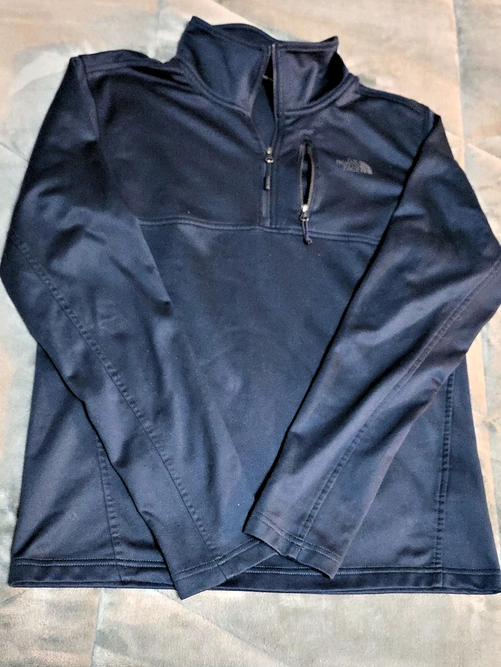 The North Face TNF Performance Fleece 1/4-Zip Blue Jacket